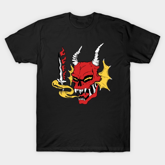 the devil hellfire T-Shirt by Giraroad